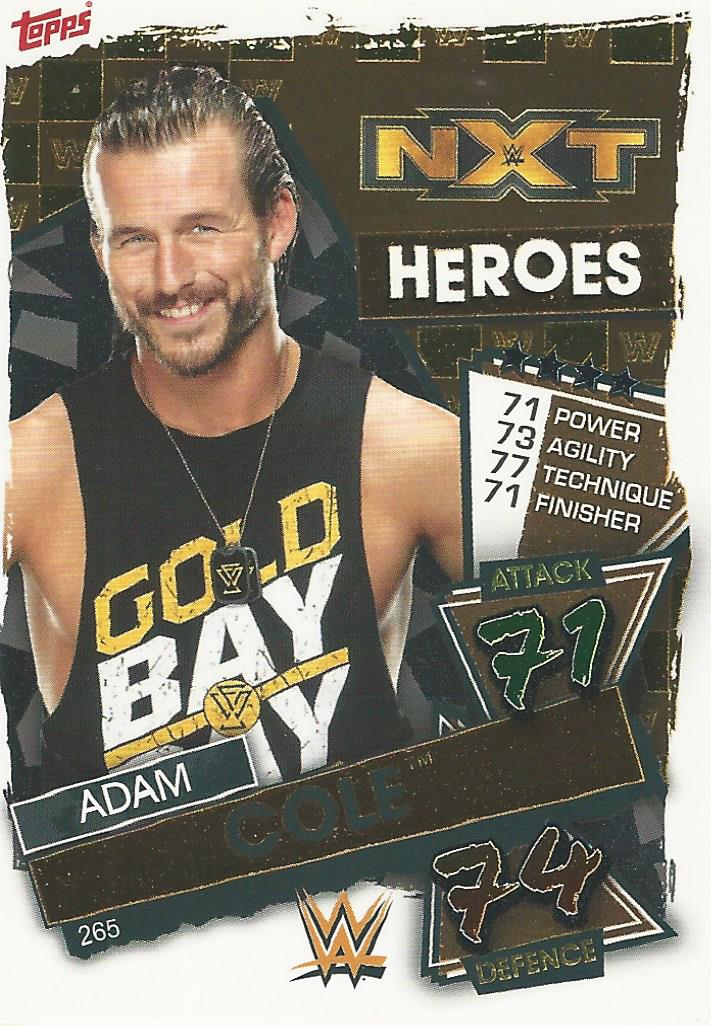 WWE Topps Slam Attax 2021 Adam Cole #265