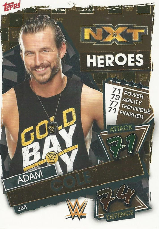 WWE Topps Slam Attax 2021 Adam Cole #265