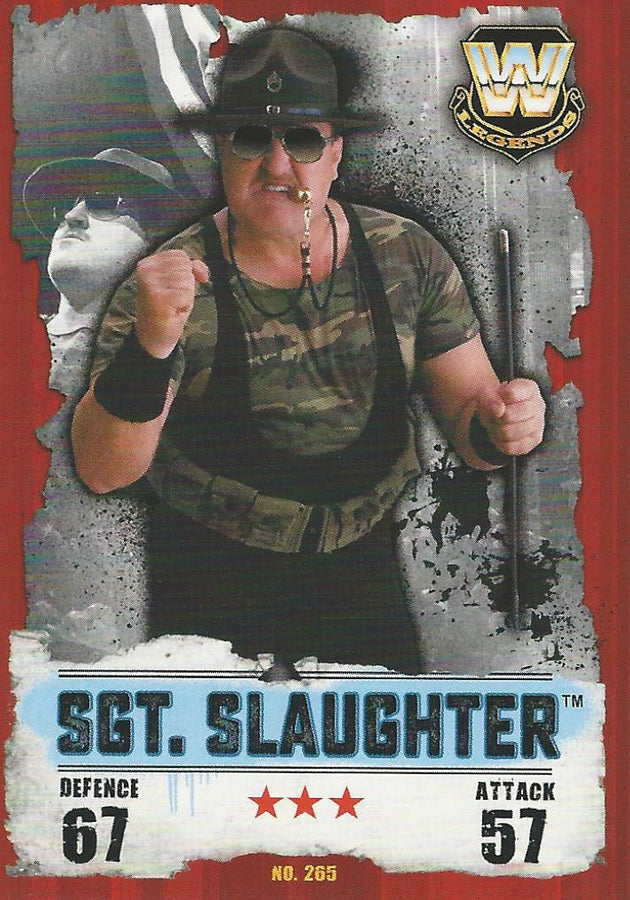 WWE Topps Slam Attax Takeover 2016 Sgt Slaughter #265