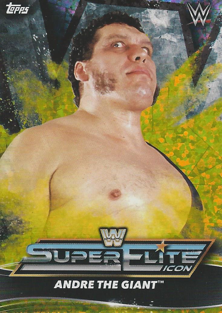 Topps WWE Superstars 2021 Andre the Giant IC1 Yellow trading card PW Catalog