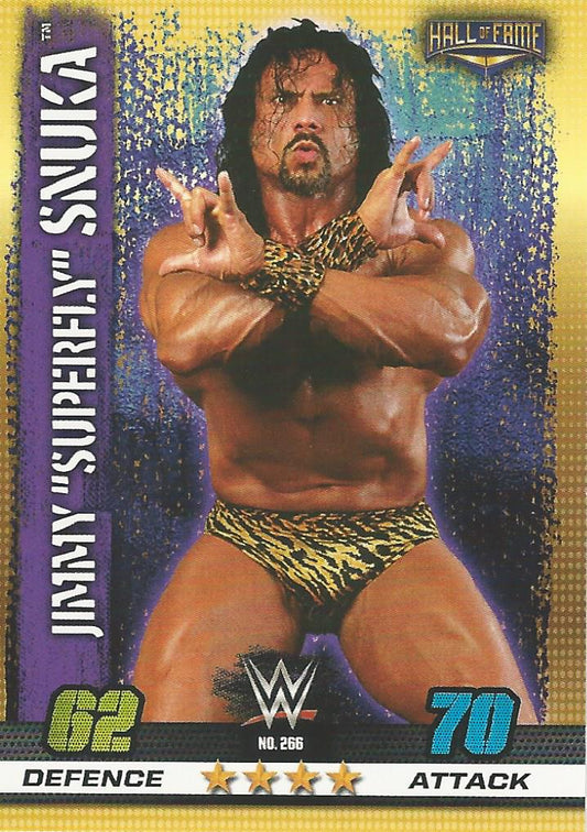 WWE Topps Slam Attax 10th Edition 2017 Jimmy Snuka #266
