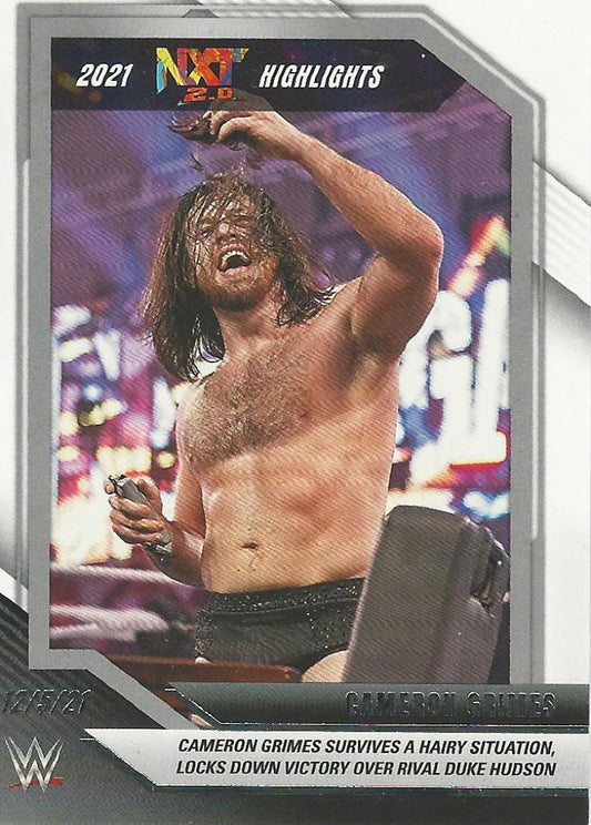 WWE Panini NXT 2022 Highlights Cameron Grimes #39