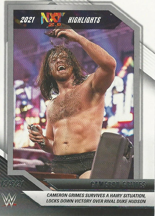 WWE Panini NXT 2022 Highlights Cameron Grimes #39