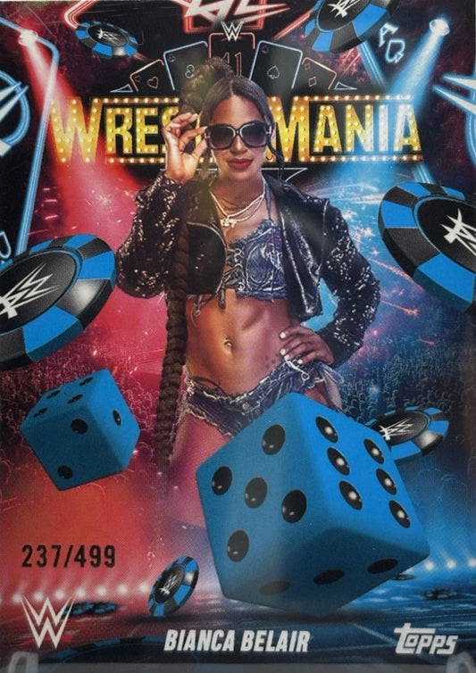 Bianca Belair trading card PW Catalog