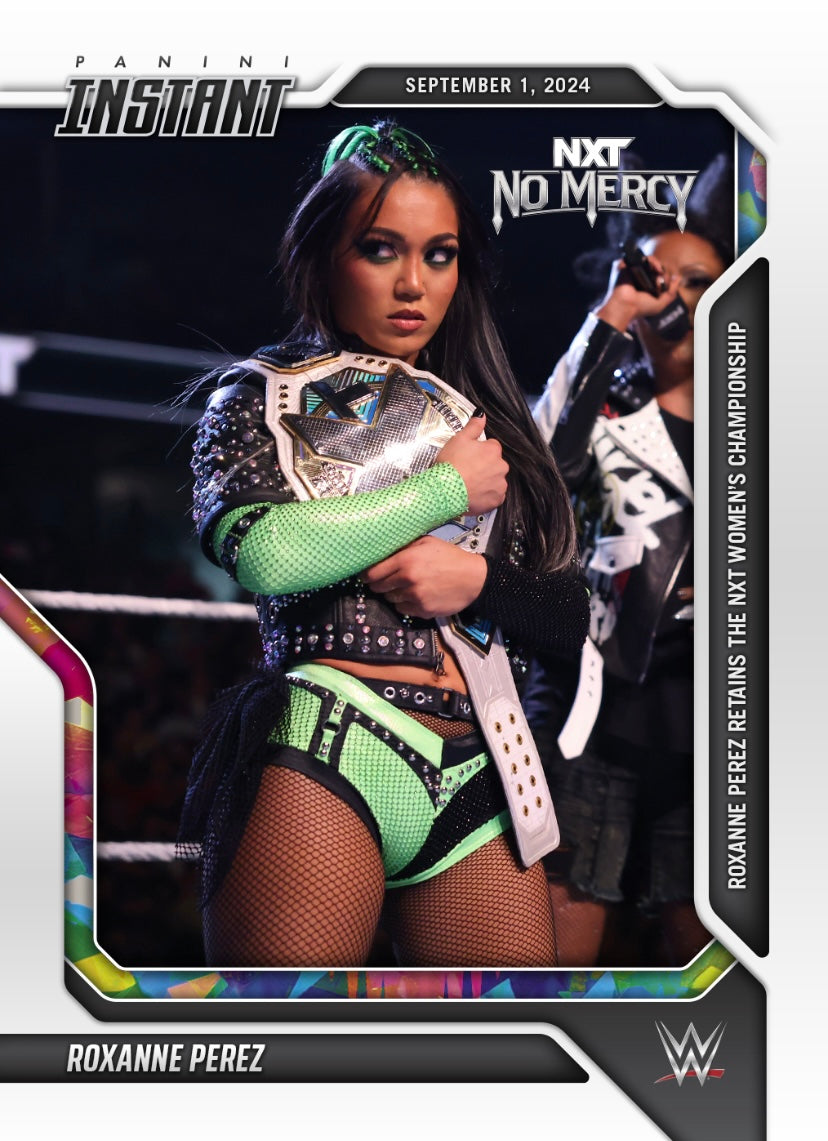 Roxanne Perez – Roxanne Perez Retains the NXT Women’s Championship trading card PW Catalog
