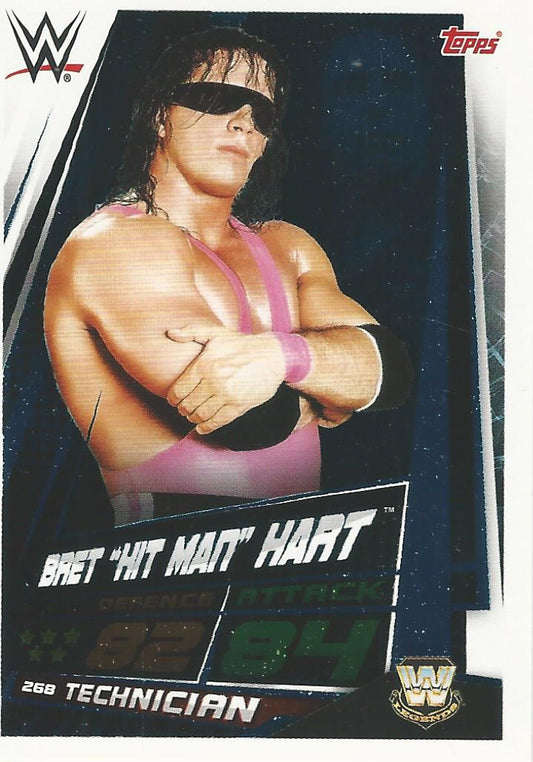 WWE Topps Slam Attax Universe 2019 Bret Hart #268