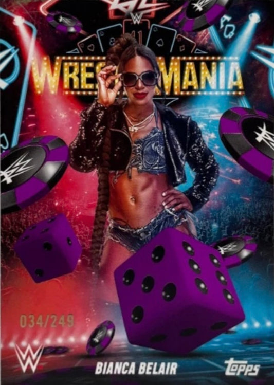 Bianca Belair trading card PW Catalog