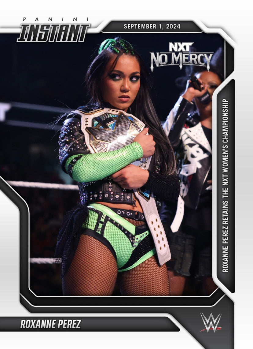 Roxanne Perez – Roxanne Perez Retains the NXT Women’s Championship trading card PW Catalog