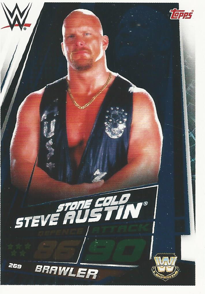 WWE Topps Slam Attax Universe 2019 Stone Cold Steve Austin #269