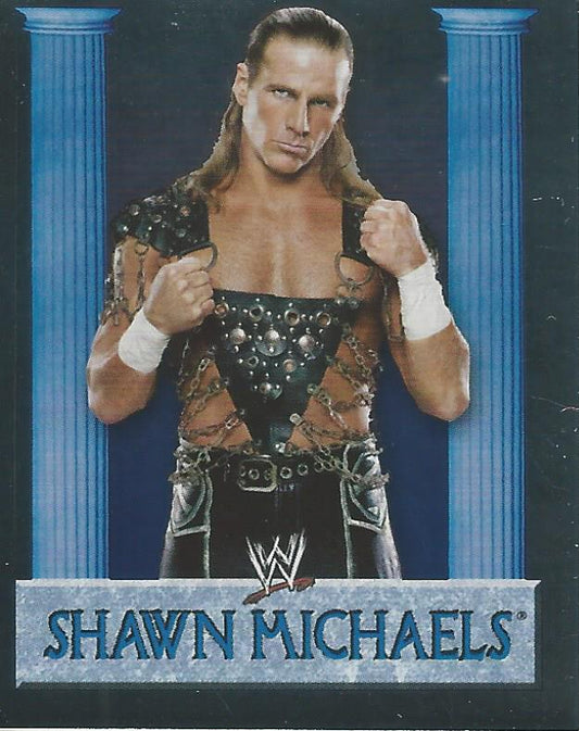 WWE Merlin Heros 2008 Stickers Shawn Michaels Foil #26