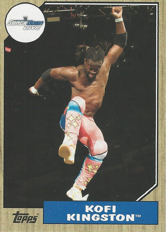 WWE Topps Heritage 2017 Kofi Kingston #26