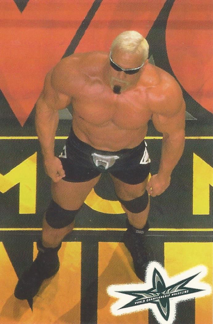 WCW Crazy Planet Stickers 1999 Scott Steiner trading card PW Catalog