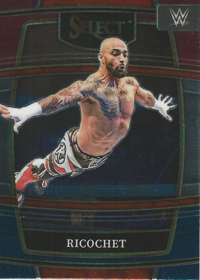 WWE Panini Select 2022 Red/Silver/Blue Ricochet #26