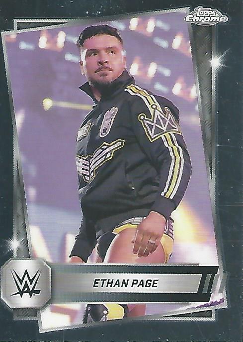 WWE Topps Chrome 2025 Trading Cards Ethan Page No.26 PW Catalog