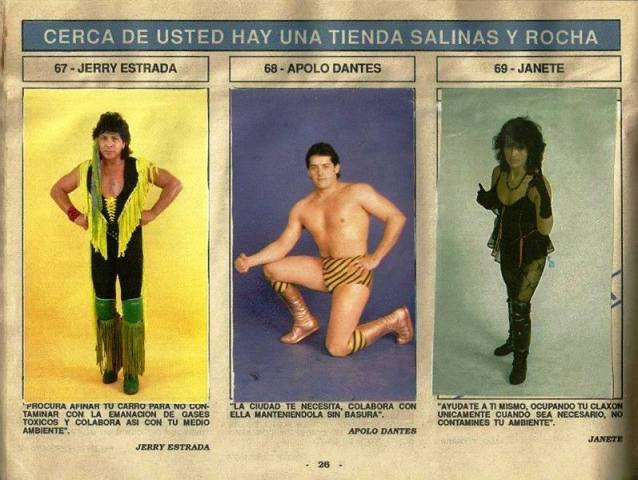 Super Album de Luchas Stickers Album 1991 From Mexico Stickers Album PW Catalog