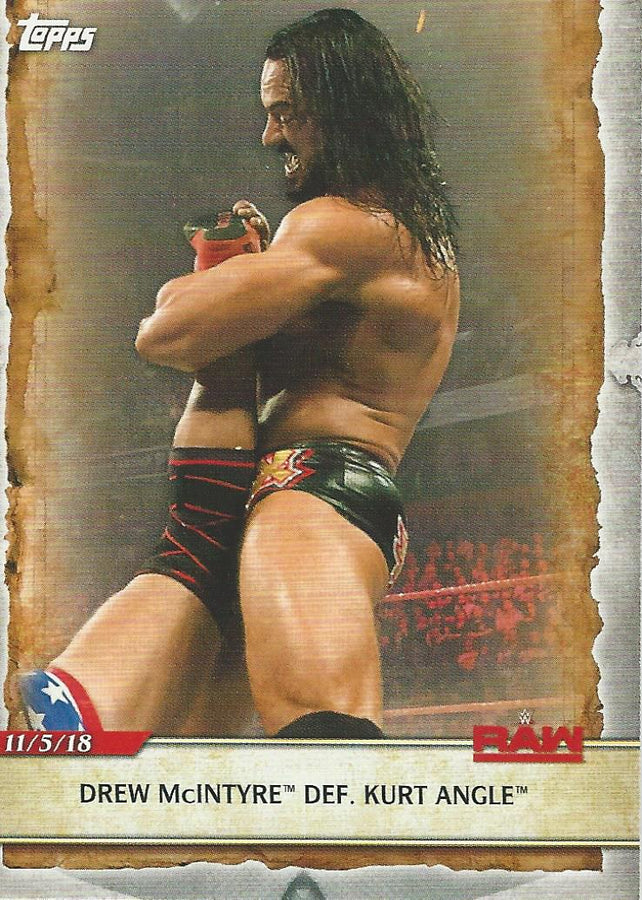 WWE Topps Road to Wrestlemania 2020 Drew McIntyre #26