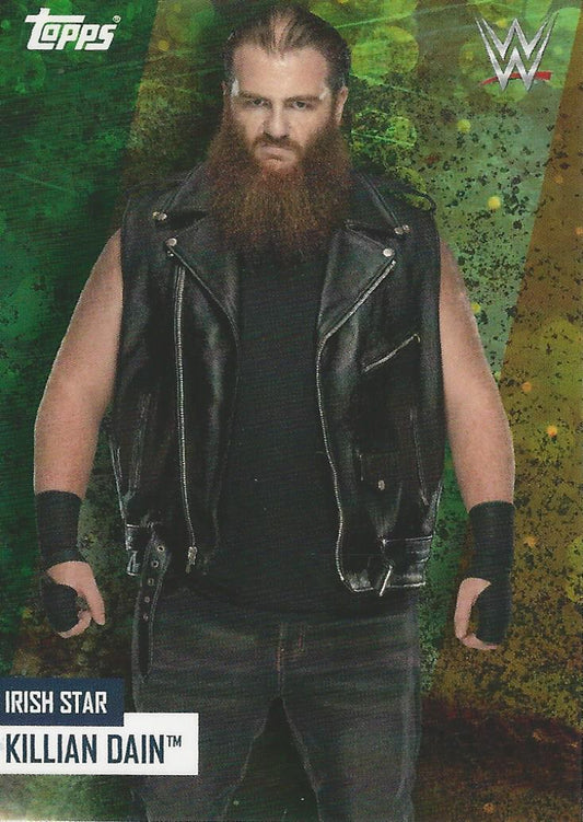 WWE Topps Best of British 2021 Killian Dain trading card PW Catalog