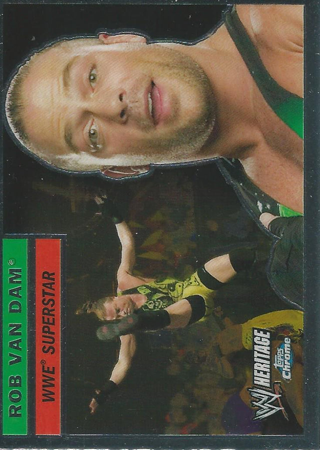WWE Topps Chrome Heritage 2006 Rob Van Dam #26