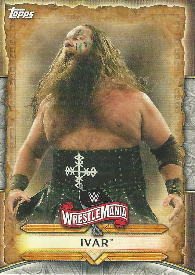 WWE Topps Road to Wrestlemania 2020 Ivar WM-26 trading card PW Catalog