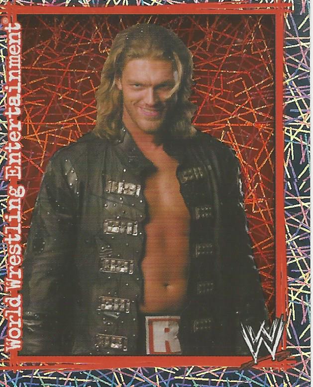 WWE Topps Superstars Uncovered 2007 Sticker Edge Foil #26