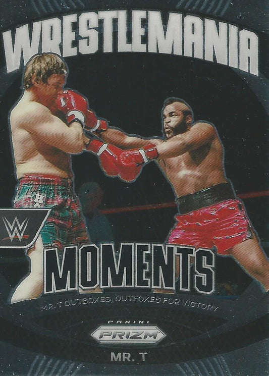 WWE Panini Prizm 2024 Wrestlemania Moments Mr T vs Roddy Piper #12