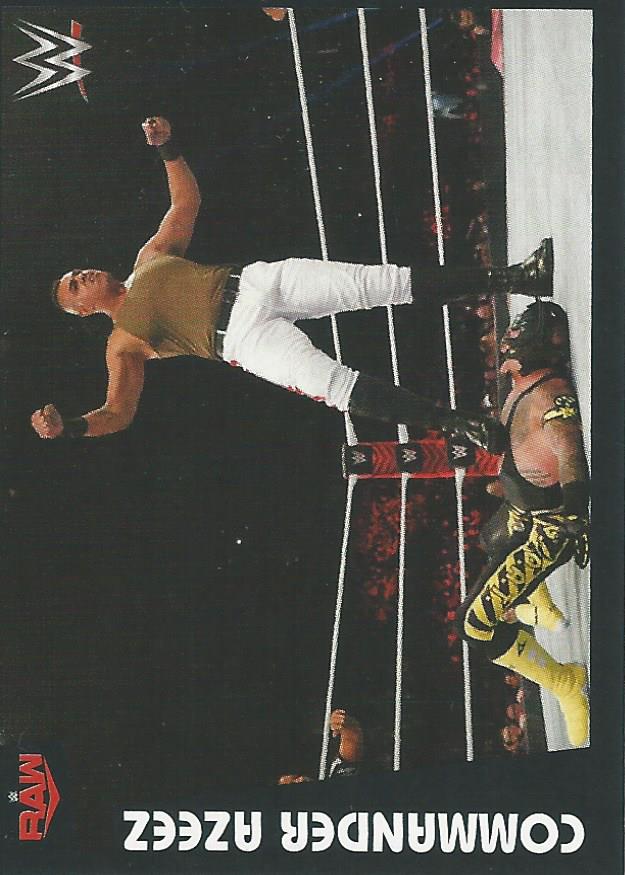 WWE Panini 2022 Sticker Collection Commander Azeez #26