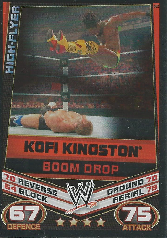 WWE Topps Slam Attax Rebellion 2012 Kofi Kingston #26