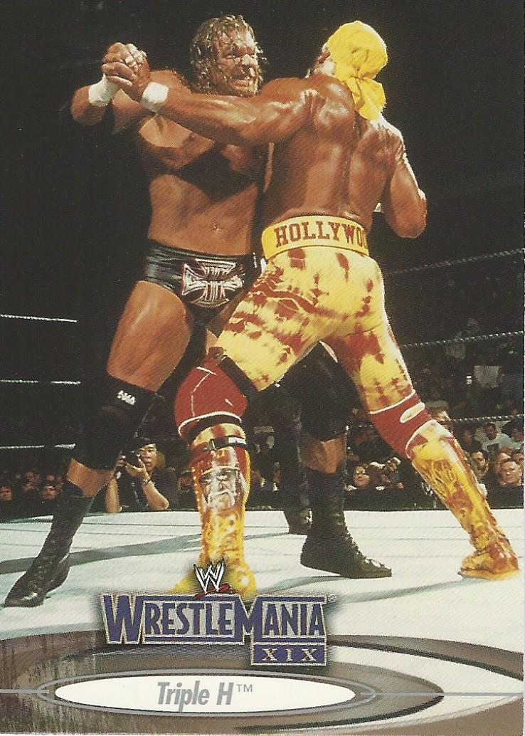 WWE Fleer Wrestlemania XIX 2003 Triple H #26