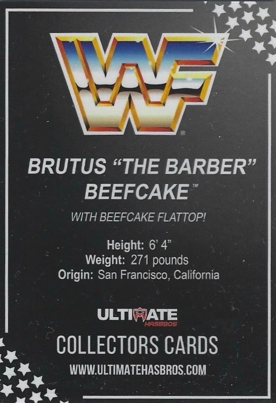Brutus “the Barber” Beefcake trading card PW Catalog
