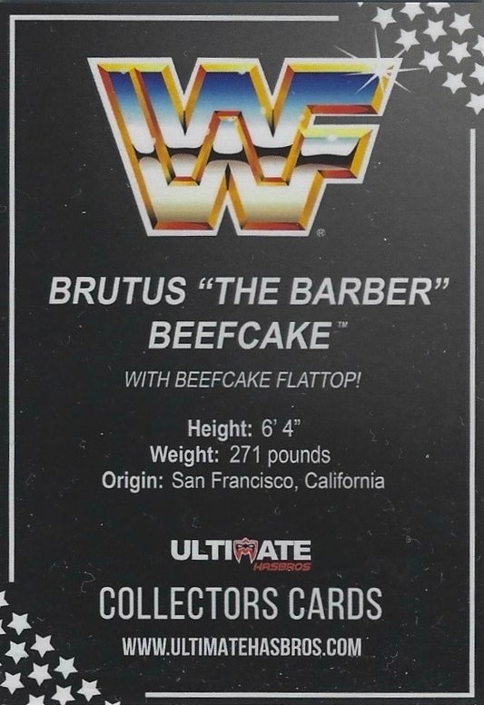 Brutus “the Barber” Beefcake trading card PW Catalog