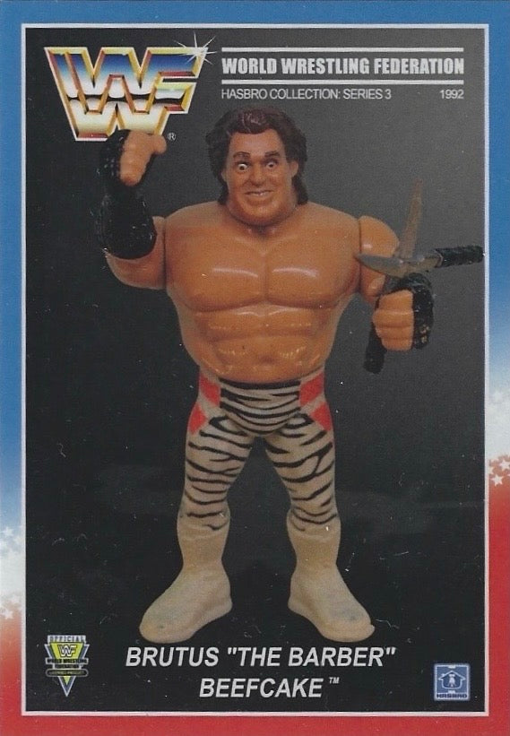 Brutus “the Barber” Beefcake trading card PW Catalog