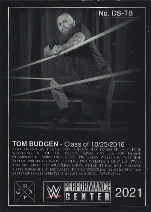 TOM Budgen / Aleister Black – Class of 10/25/2016