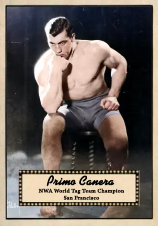 Primo Canera trading card PW Catalog