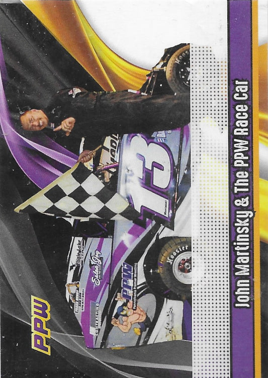 John Martinsky & the PPW Race CAR trading card PW Catalog