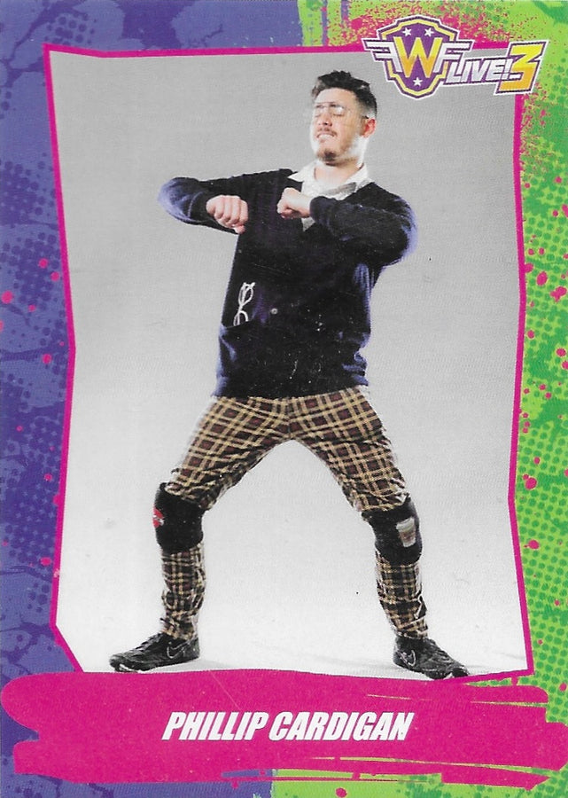 Phillip Cardigan trading card PW Catalog