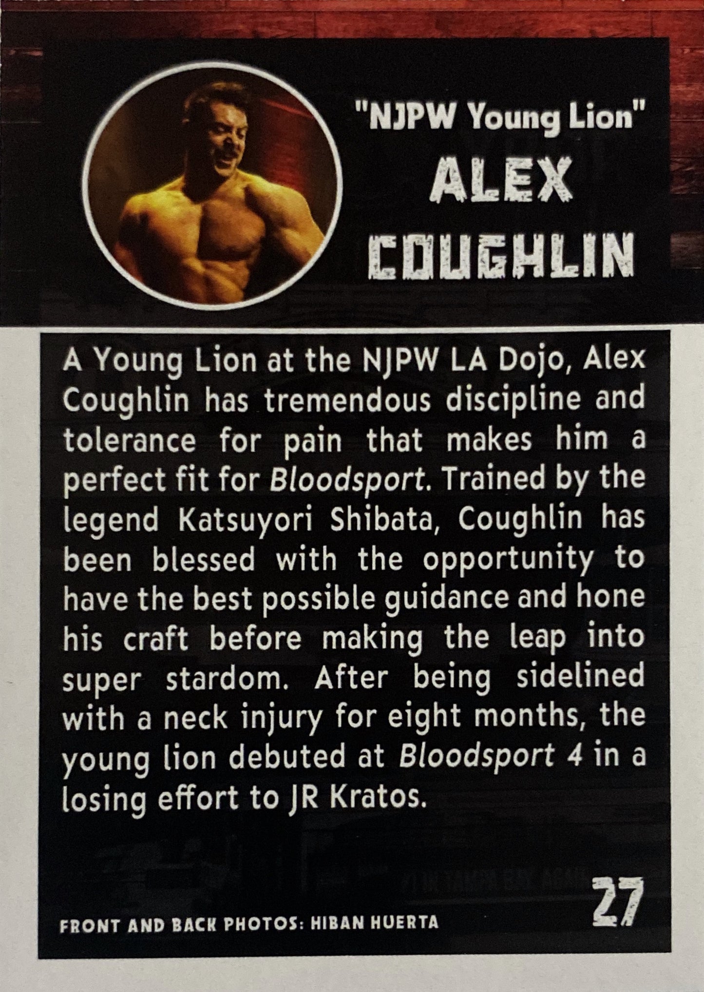 “NJPW Young Lion” Alex Coughlin