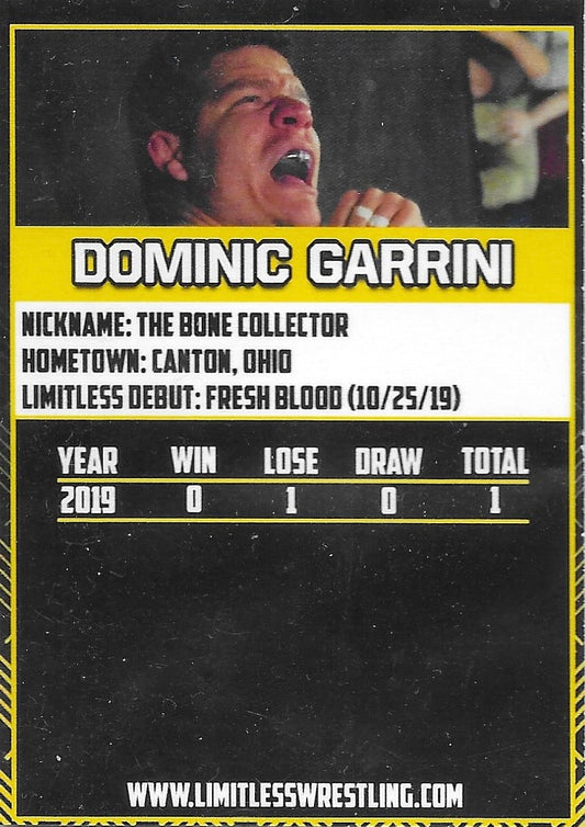 Dominic Garrini trading card PW Catalog