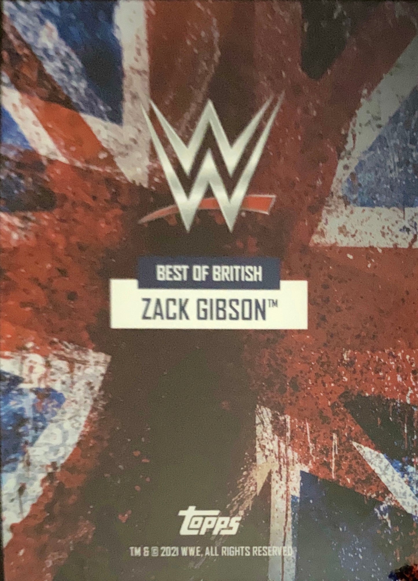 Zack Gibson trading card PW Catalog