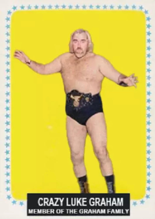 Crazy Luke Graham trading card PW Catalog