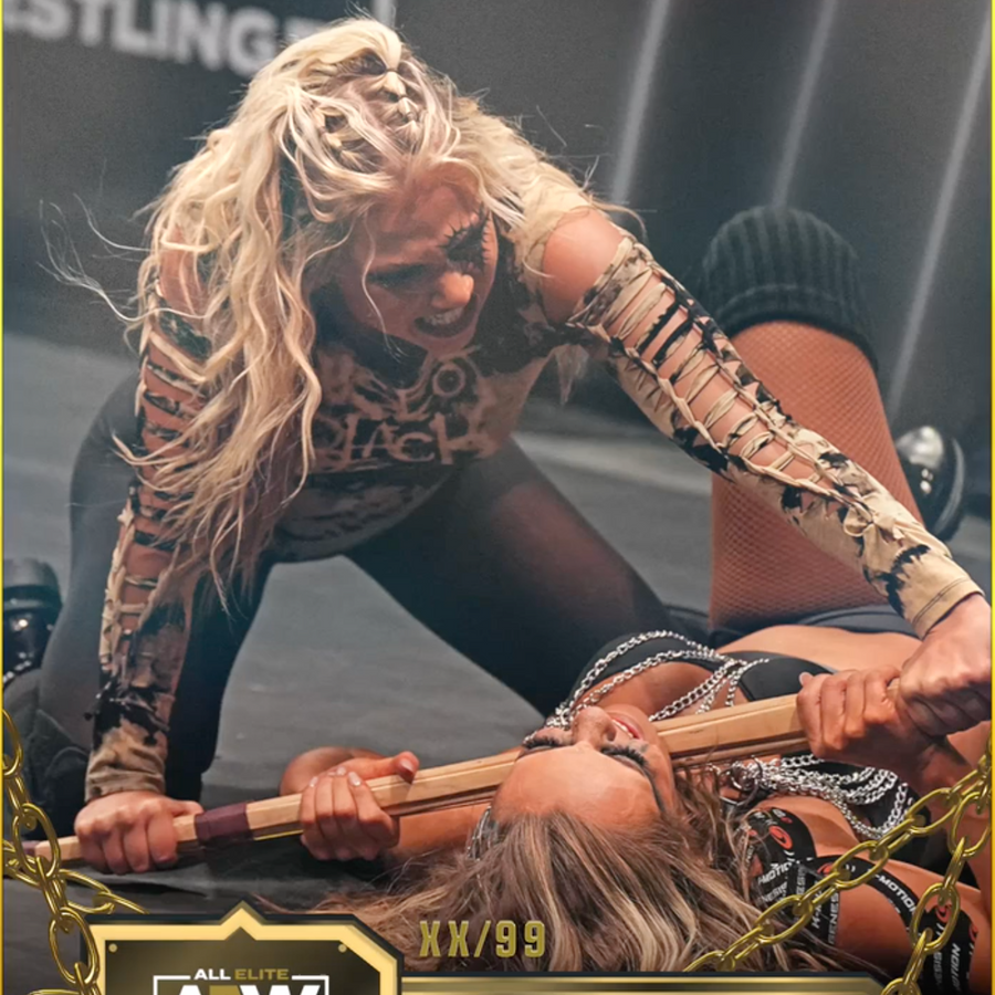 5/10/23 – Julia Hart – Julia Hart Forces Anna JAY to TAP Out at Dynamite trading card PW Catalog