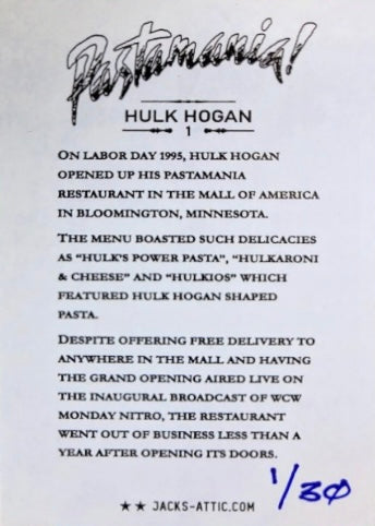Pastamania – Hulk Hogan