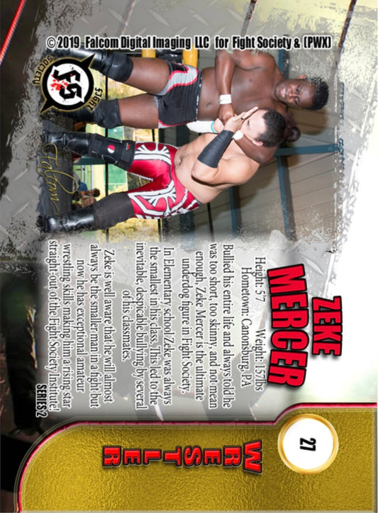 Zeke Mercer trading card PW Catalog