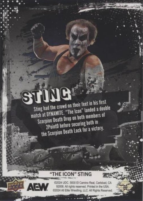 8/18/21 – Sting Made HIS In-Ring Dynamite Debut in a Win Over Matt Menard and Angelo Parker