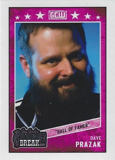 “Hall of Famer” Dave Prazak trading card PW Catalog