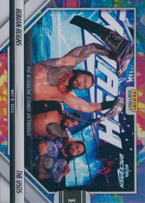 Roman Reigns / the Usos – the Bloodline Stands Victorious trading card PW Catalog