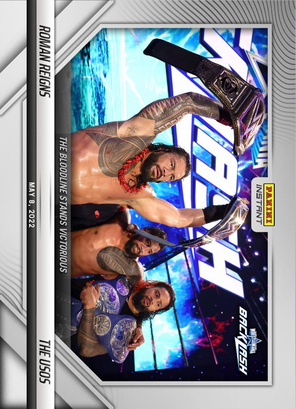 Roman Reigns / the Usos – the Bloodline Stands Victorious trading card PW Catalog