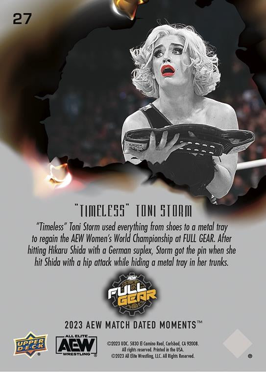 “Timeless” Toni Storm – “Timeless” Toni Storm Begins Third Reign AS AEW Women’s World Champion