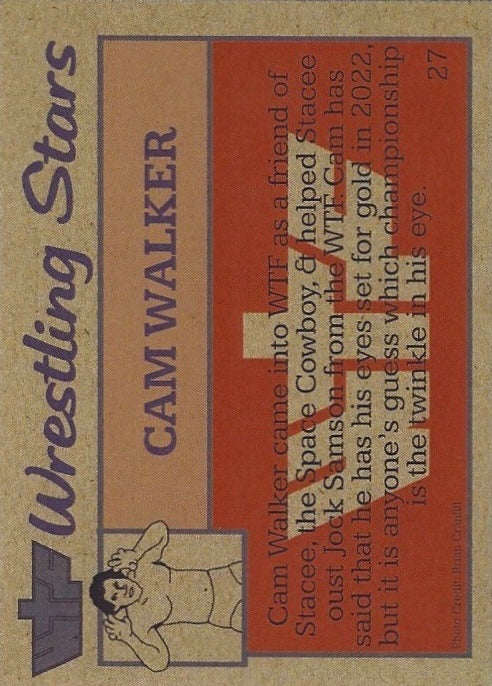 CAM Walker trading card PW Catalog