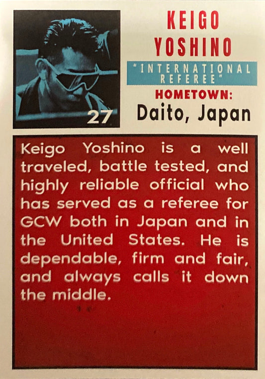 “International Referee” Keigo Yoshino trading card PW Catalog