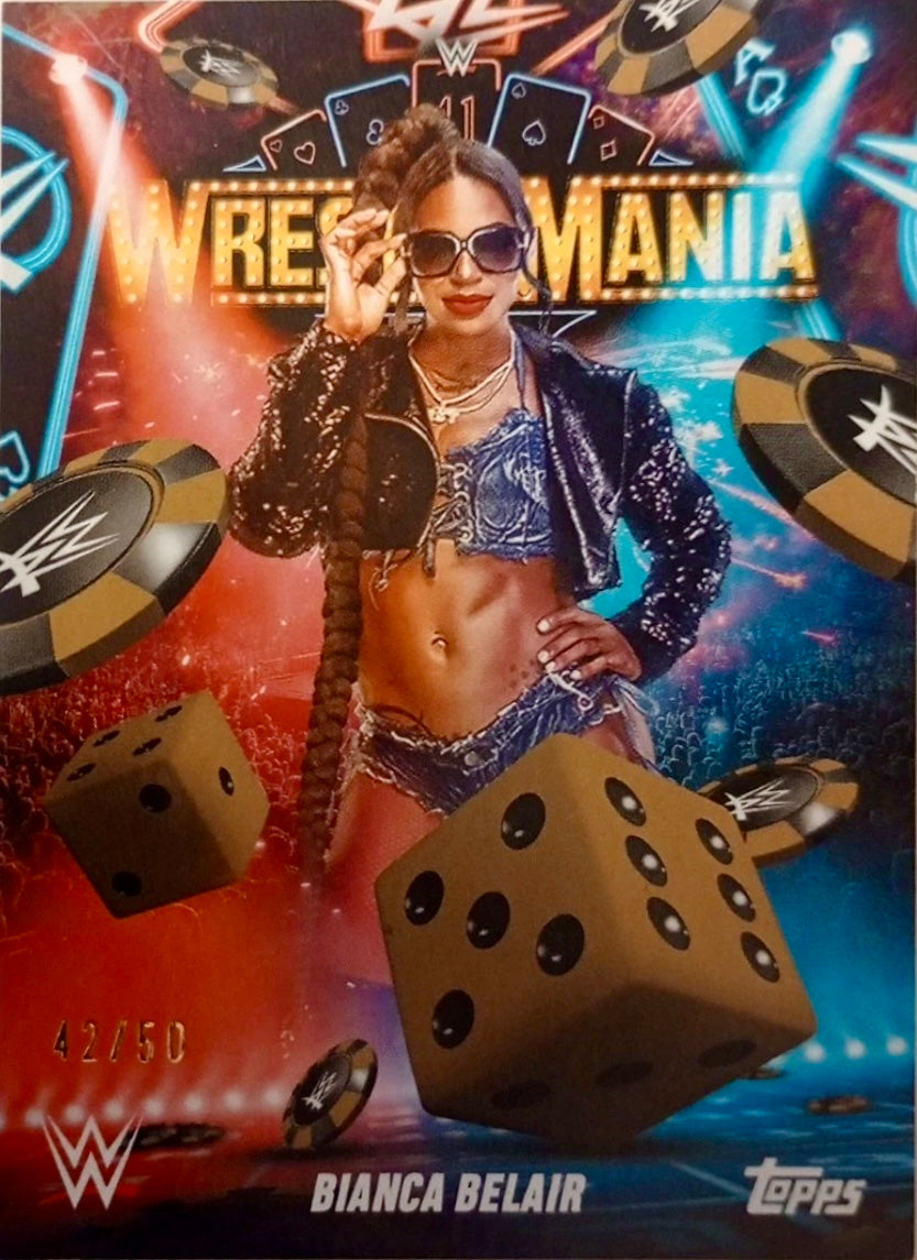 Bianca Belair trading card PW Catalog